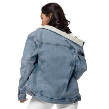 Load image into Gallery viewer, Classic Denim Sherpa Jacket (Denim Blue or Black)