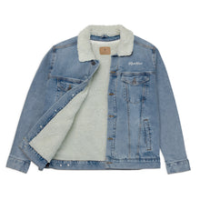 Load image into Gallery viewer, Classic Denim Sherpa Jacket (Denim Blue or Black)