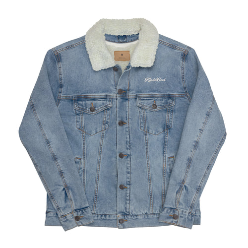 Classic Denim Sherpa Jacket (Denim Blue or Black)