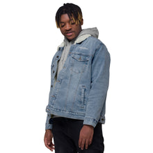 Load image into Gallery viewer, Classic Denim Sherpa Jacket (Denim Blue or Black)