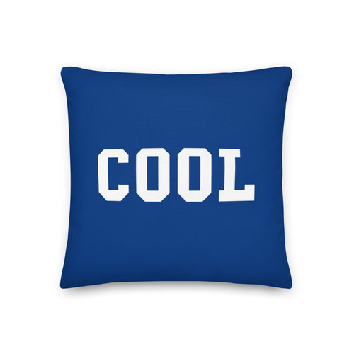 The Cool Side Pillow (Blue)